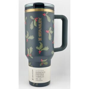 STANLEY The Cheers & Cheer ProTour Flip Straw Tumbler | 40 OZ; HOLIDAY BOTANICAL